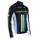 Pro Team Cannondale Fietsshirt Lange Mouwen Zwart/Groen