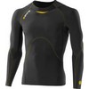A400 Top Long Sleeve Heren Zwart/Geel