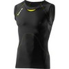 Skins : A400 Top Sleeveless Heren Zwart/Geel