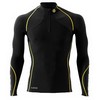 A200 Top L/S Therm Mock Neck+ Zipper Zwart Heren