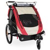 Burley : Fietskar Kind Dlite ST Red/Cave