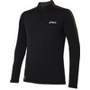 Asics : M`s 1/2 zip L/S Top Black/Raven Heren