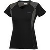 Columbia : Insight Ice Short Sleeve V-Neck Top Black Dames