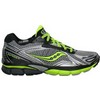 Saucony : PowerGrid Hurricane 14 Silver/Black/Citron Heren Hardloopschoen