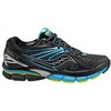PowerGrid Hurricane 15 Zwart/Blauw/Geel Dames Hardloopschoen