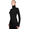 Bodyfit 260 Midweight Tech Top Black Ondershirt Dames
