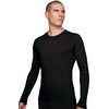Bodyfit 200 Lightweight Oasis Crewe Black Ondershirt Heren