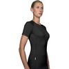 Icebreaker : Bodyfit 150 Ultralite SS Atlas Ondershirt Zwart Dames