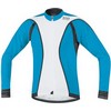 Gore : Oxygen FZ Jersey Long White/Pool Blue