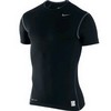 Nike : Pro Core SS Tight Crew Nonbox Undershirt Heren Black/Cool Grey