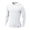 Nike : Pro Core LS Tight Crew Nonbox Undershirt Heren White