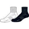 2 paar NK Run Ant White/Black Sokken Unisex