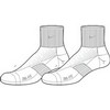 2 paar NK Run Ant White/Wolfgrey Sokken Unisex