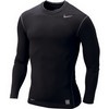 Nike : Pro Core LS Tight Crew Nonbox Undershirt Black Heren
