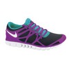 Nike : Free 3.0 V3 Black/White/Grape Dames Hardloopschoen