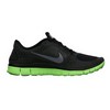 Free Run+ 3 Zwart/Groen Heren Hardloopschoen