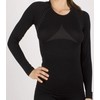 The Mobile Society : Shirt Lange Mouwen Silver Lite Zwart Dames