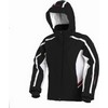 Ski Jacket Zip Stretch Dames Zwart/Wit