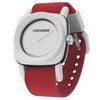 Converse : Chuck Taylor Large White/Red Horloge Unisex