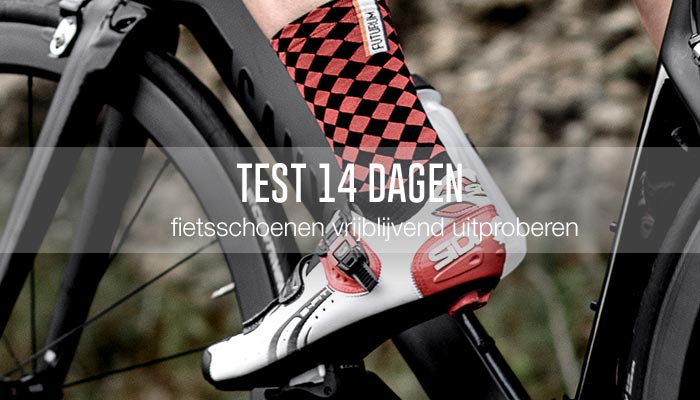Fietsschoenen vrijblijvend 14 dagen uitproberen