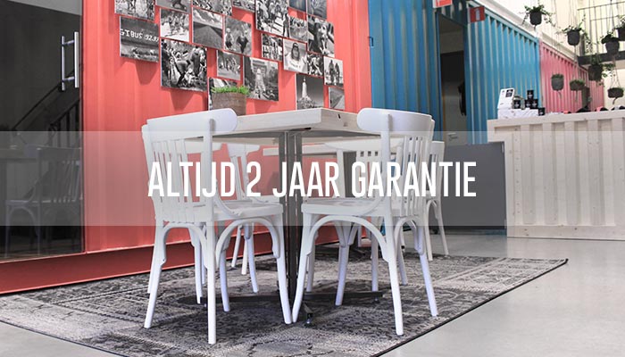 Altijd 2 jaar garantie