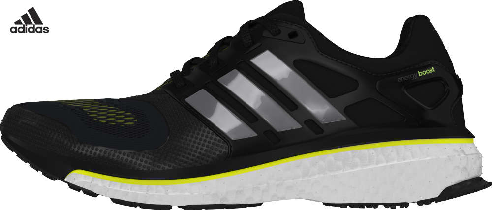 adidas Energy Boost ESM Hardloopschoenen Zwart/Geel Heren