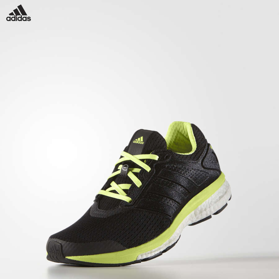 Supernova Glide Boost 7 Hardloopschoenen Zwart Geel Dames