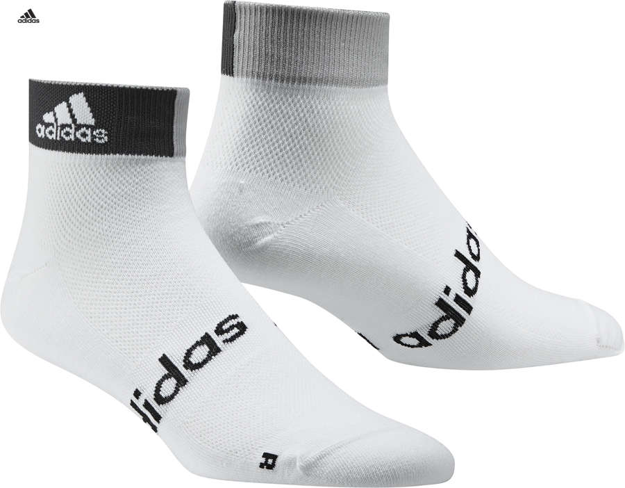 adidas R L Ankle T1P Hardloopsokken Wit/Zwart Unisex