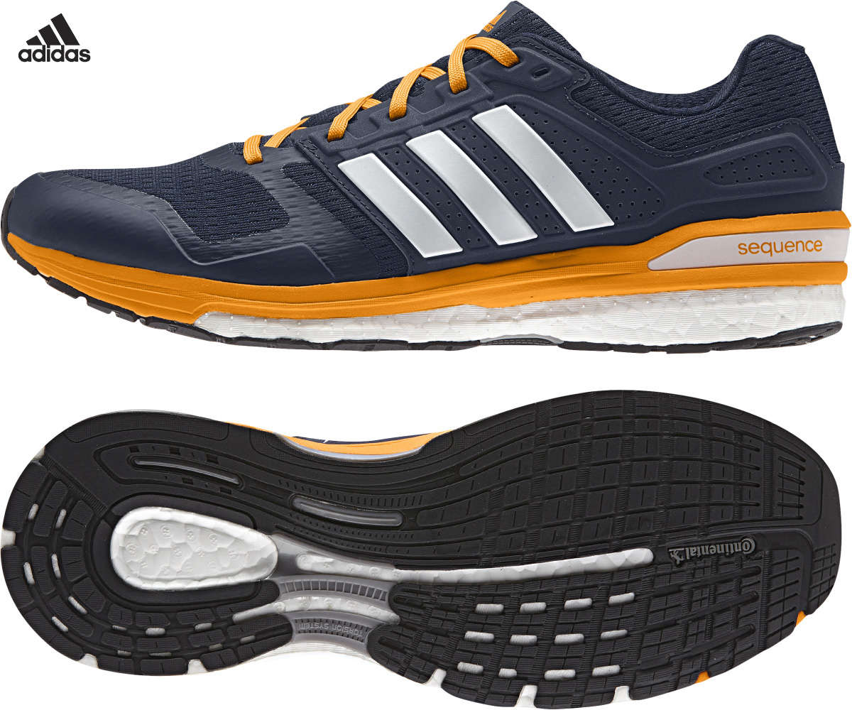 adidas Supernova Sequence Hardloopschoenen Blauw/Wit/Oranje Heren