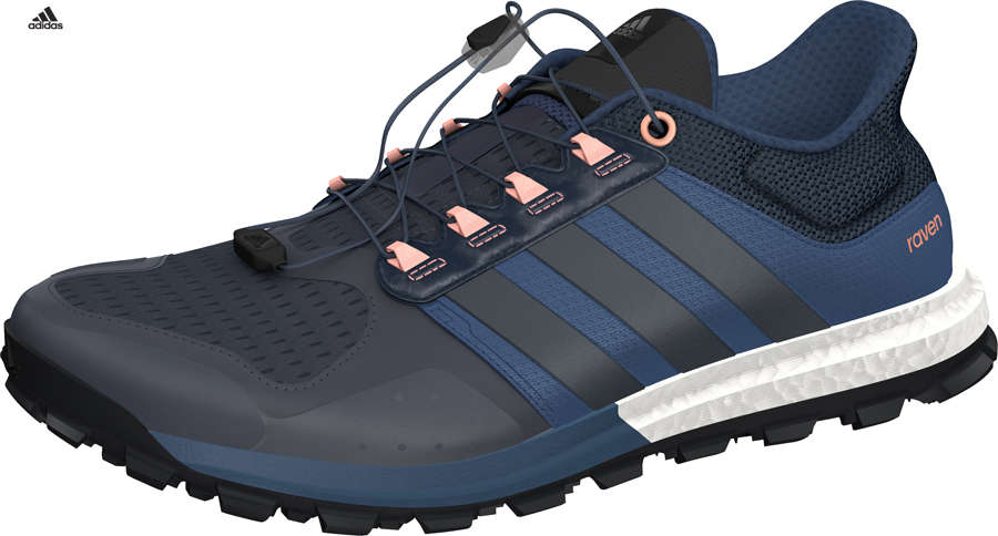 adidas Adistar Raven Boost Trail Hardloopschoenen Blauw/Oranje Dames