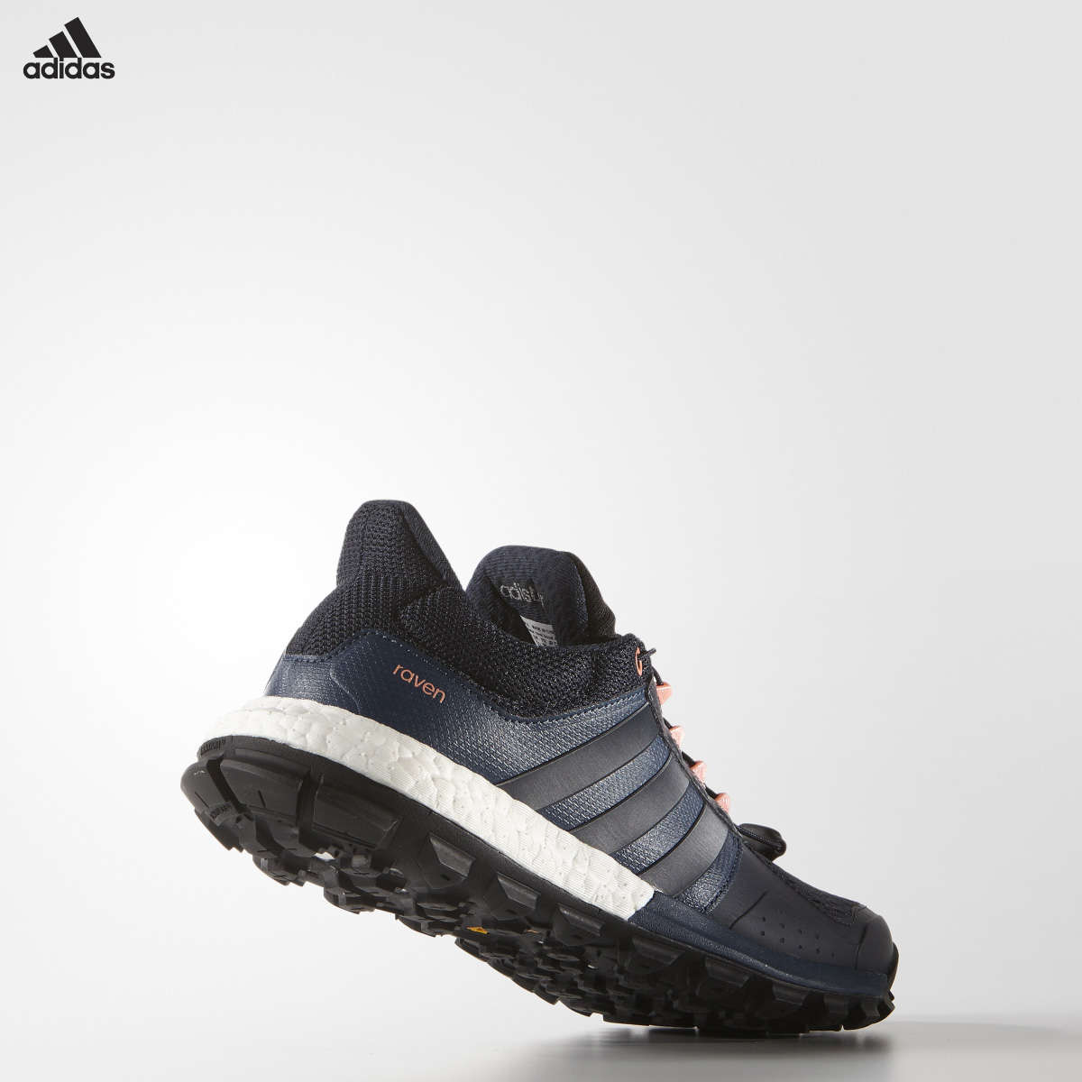 adidas Adistar Raven Boost Trail Hardloopschoenen Blauw/Oranje Dames