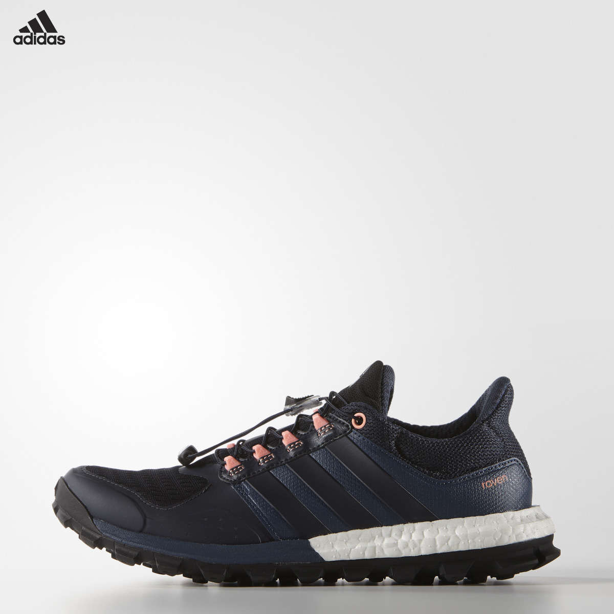 adidas Adistar Raven Boost Trail Hardloopschoenen Blauw/Oranje Dames