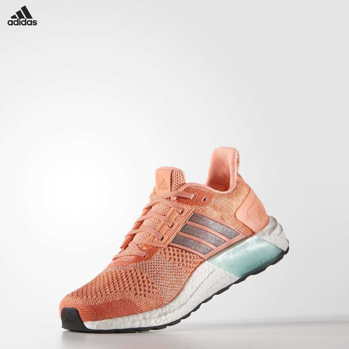 adidas Ultra Boost ST Hardloopschoenen Oranje/Zwart Dames