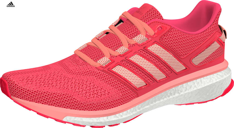 adidas Energy Boost 3 Hardloopschoenen Oranje/Rood/Wit Dames