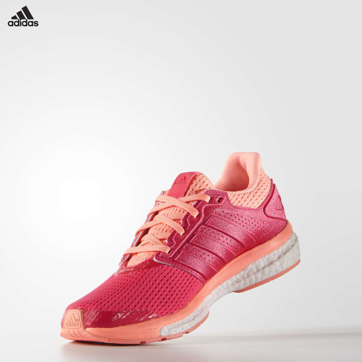 adidas Supernova Glide 8 Hardloopschoenen Rood/Oranje Dames