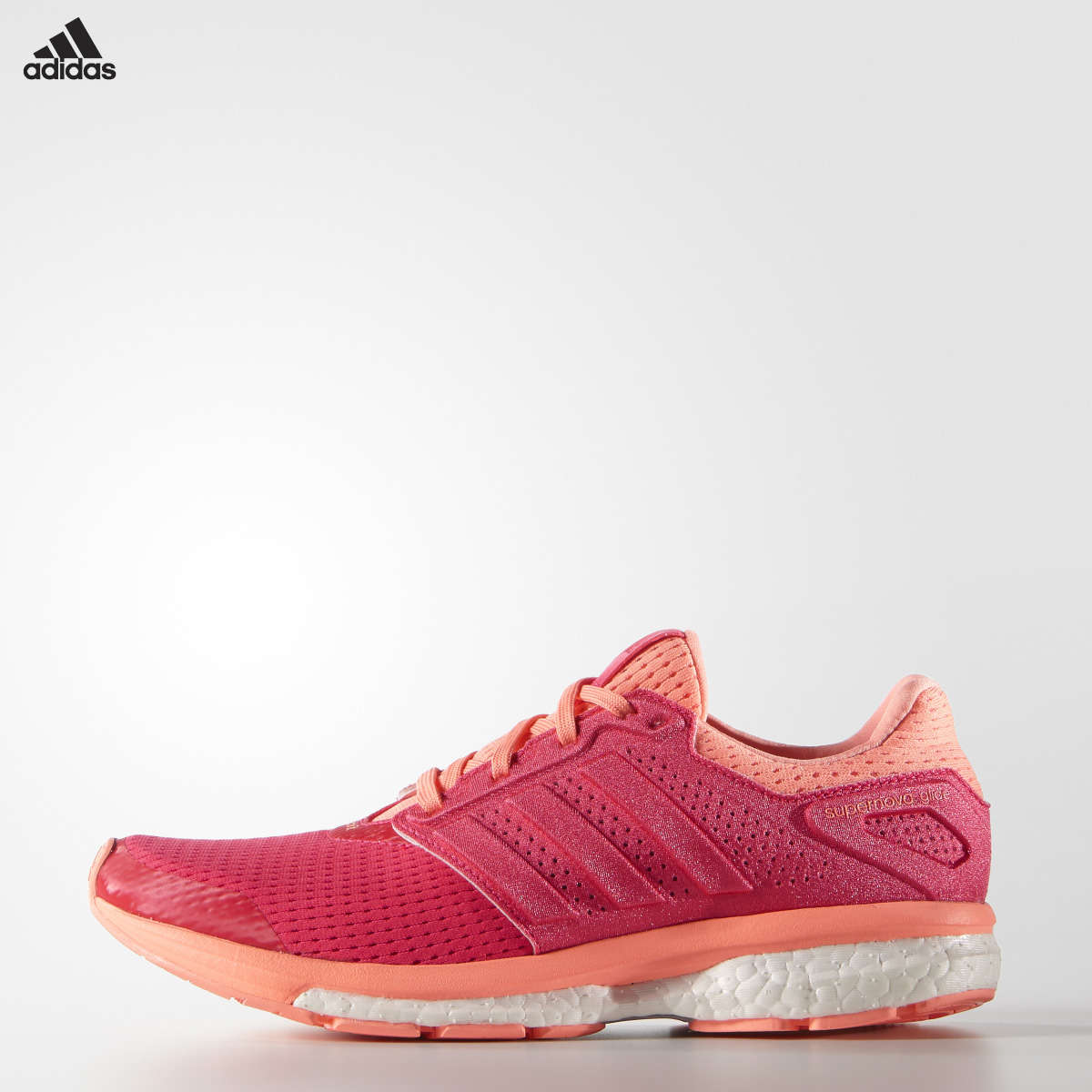 adidas Supernova Glide 8 Hardloopschoenen Rood/Oranje Dames