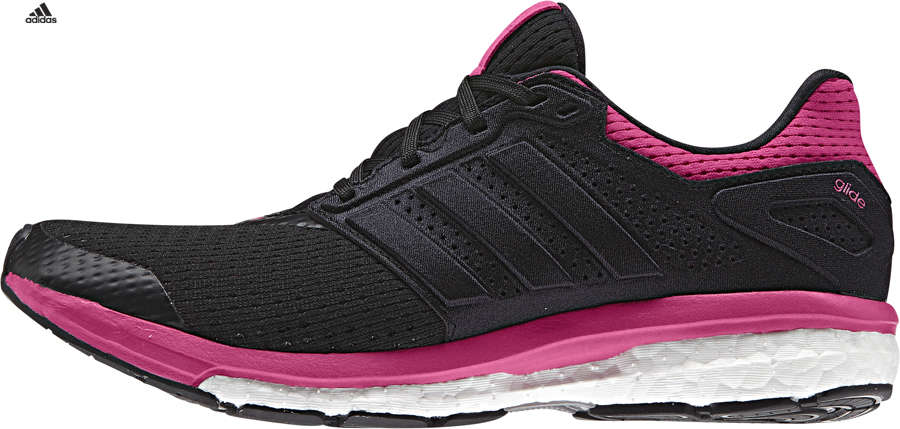 adidas Supernova Glide 8 Hardloopschoenen Zwart/Roze Dames