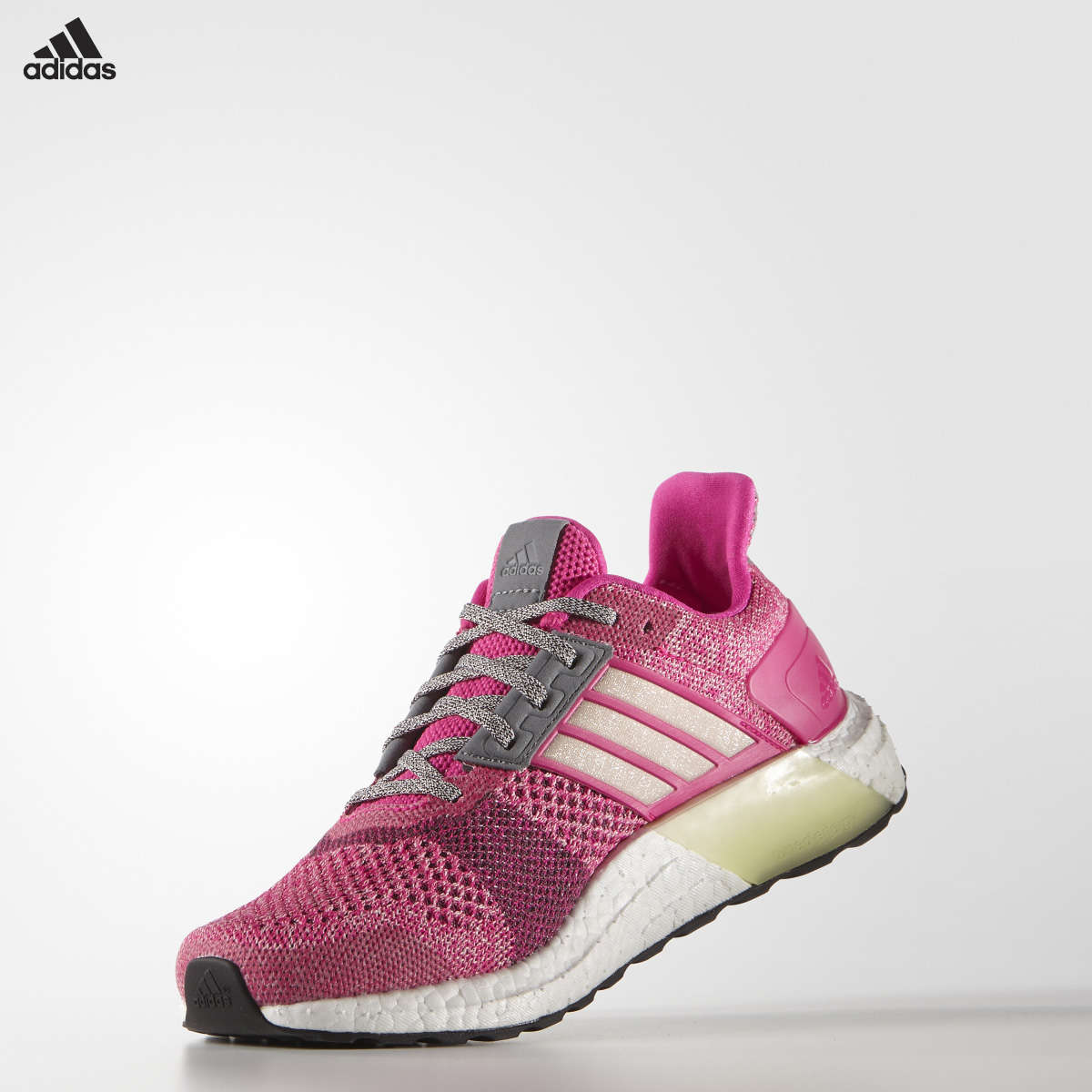 adidas Ultra Boost ST Hardloopschoenen Roze/Paars/Wit Dames 