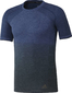 adidas Primeknit Hardloopshirt Korte Mouwen Blauw Heren