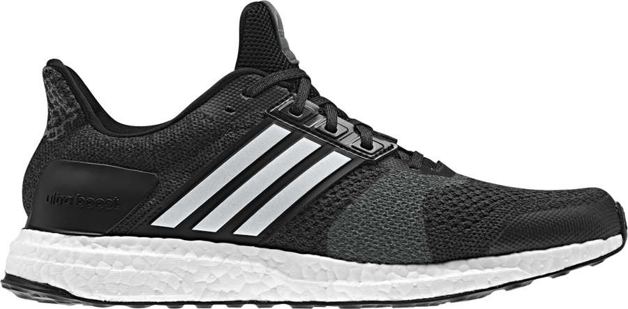 adidas Ultra Boost ST Hardloopschoenen Zwart/Grijs/Wit Heren