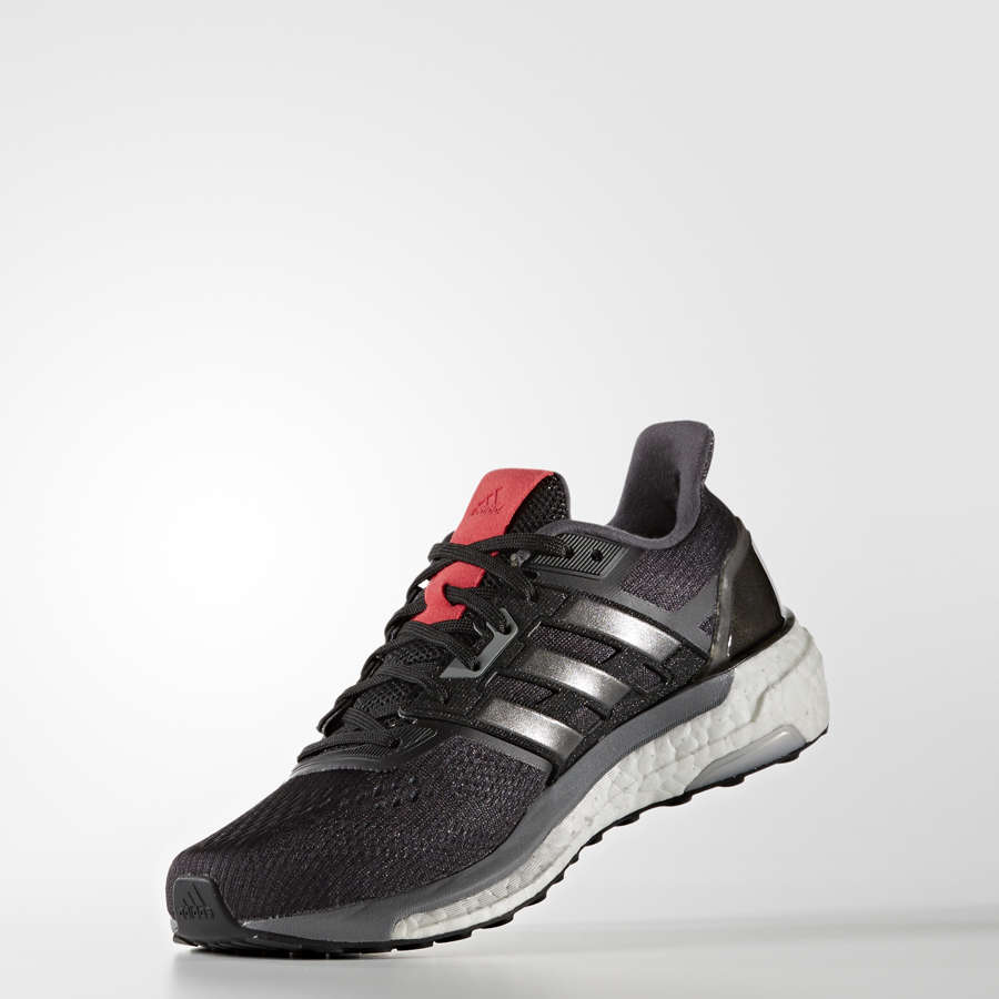 adidas Supernova Glide 9 Hardloopschoenen Zwart/Zilver/Roze Dames