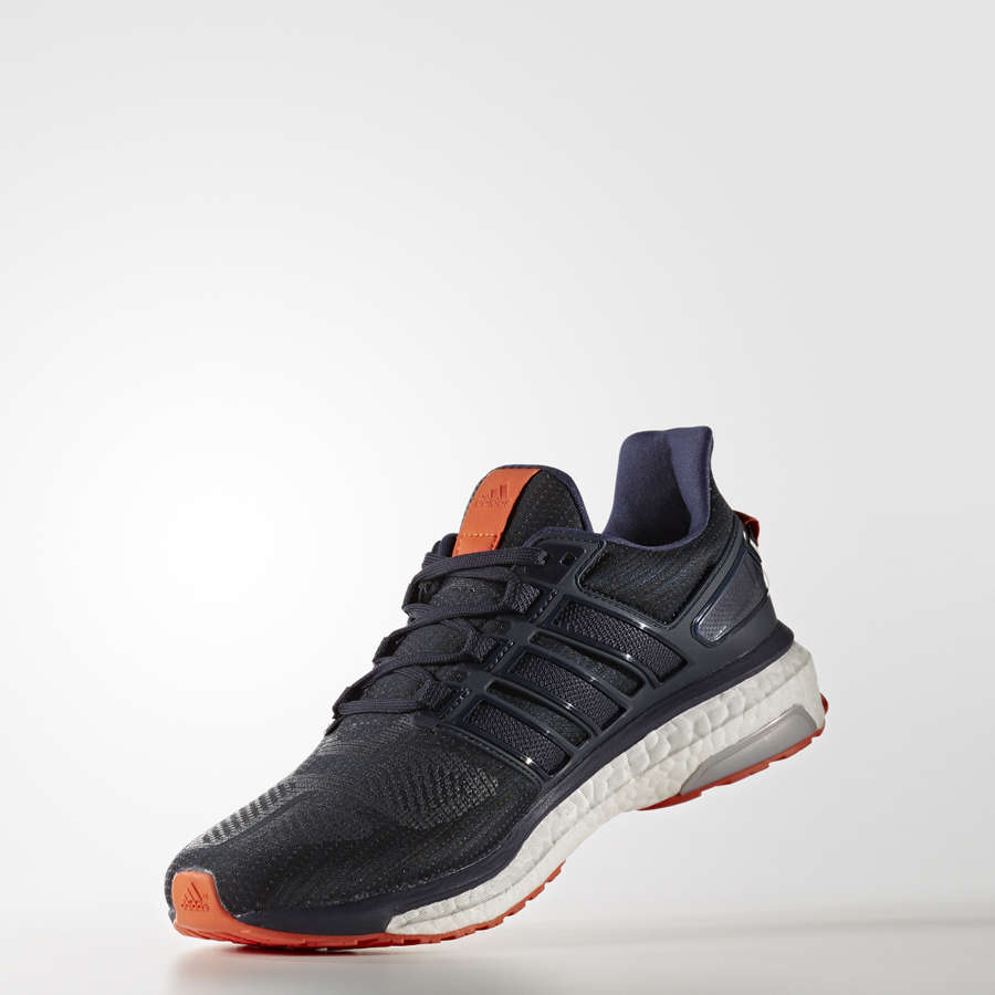 adidas Energy Boost 3 Hardloopschoenen Blauw/Wit/Oranje Heren