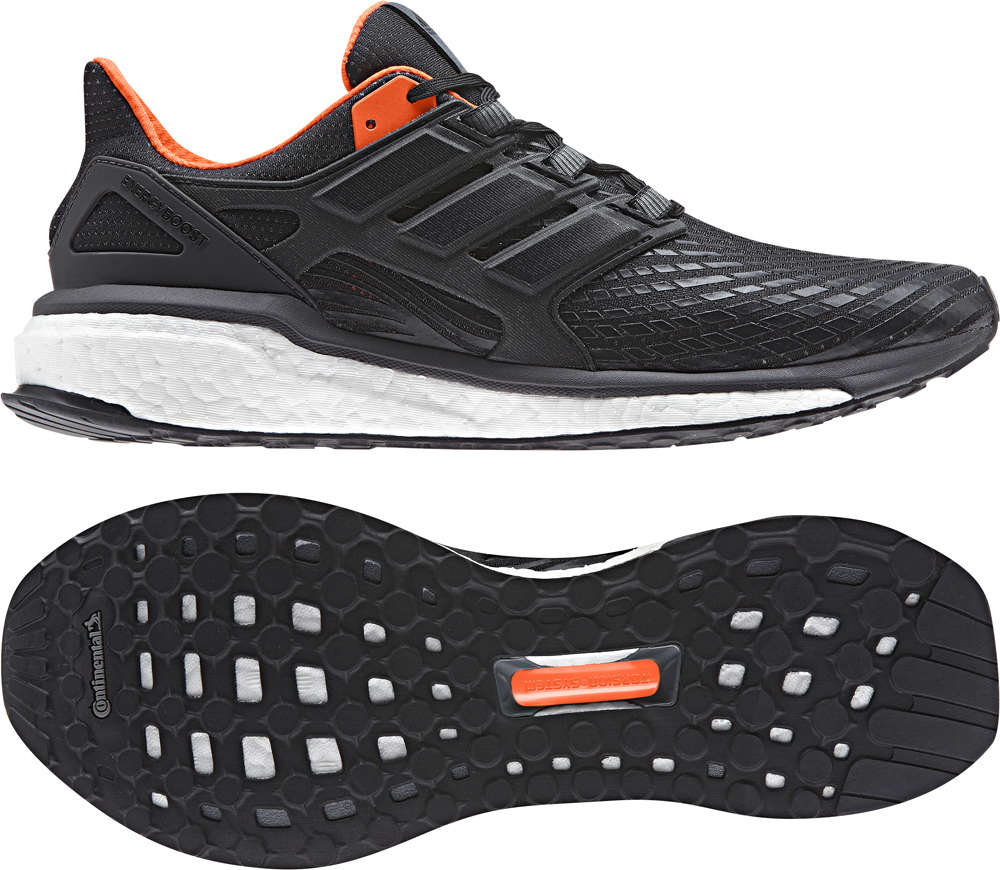 adidas Energy Boost Hardloopschoenen Zwart/Oranje Heren