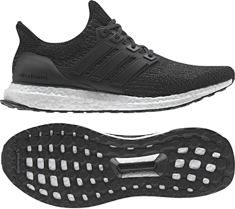 adidas Ultra Boost Hardloopschoenen Zwart/Wit Heren