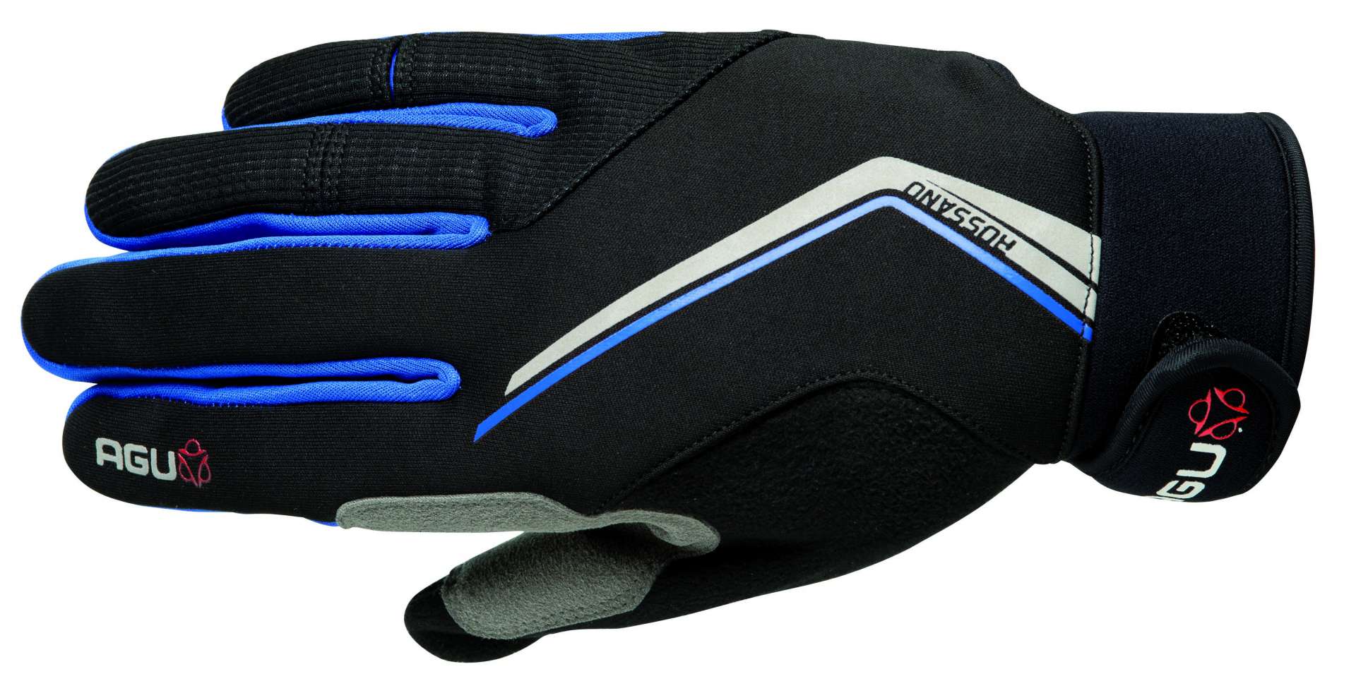 AGU Rossano Windproof Handschoenen Zwart/Blauw