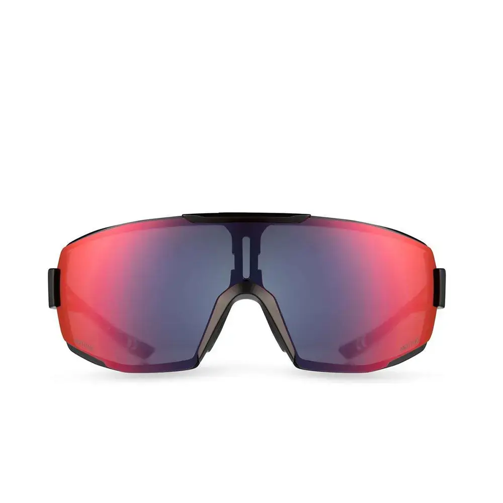 AGU Bold Anti Fog Fietsbril Zwart met Red Lens