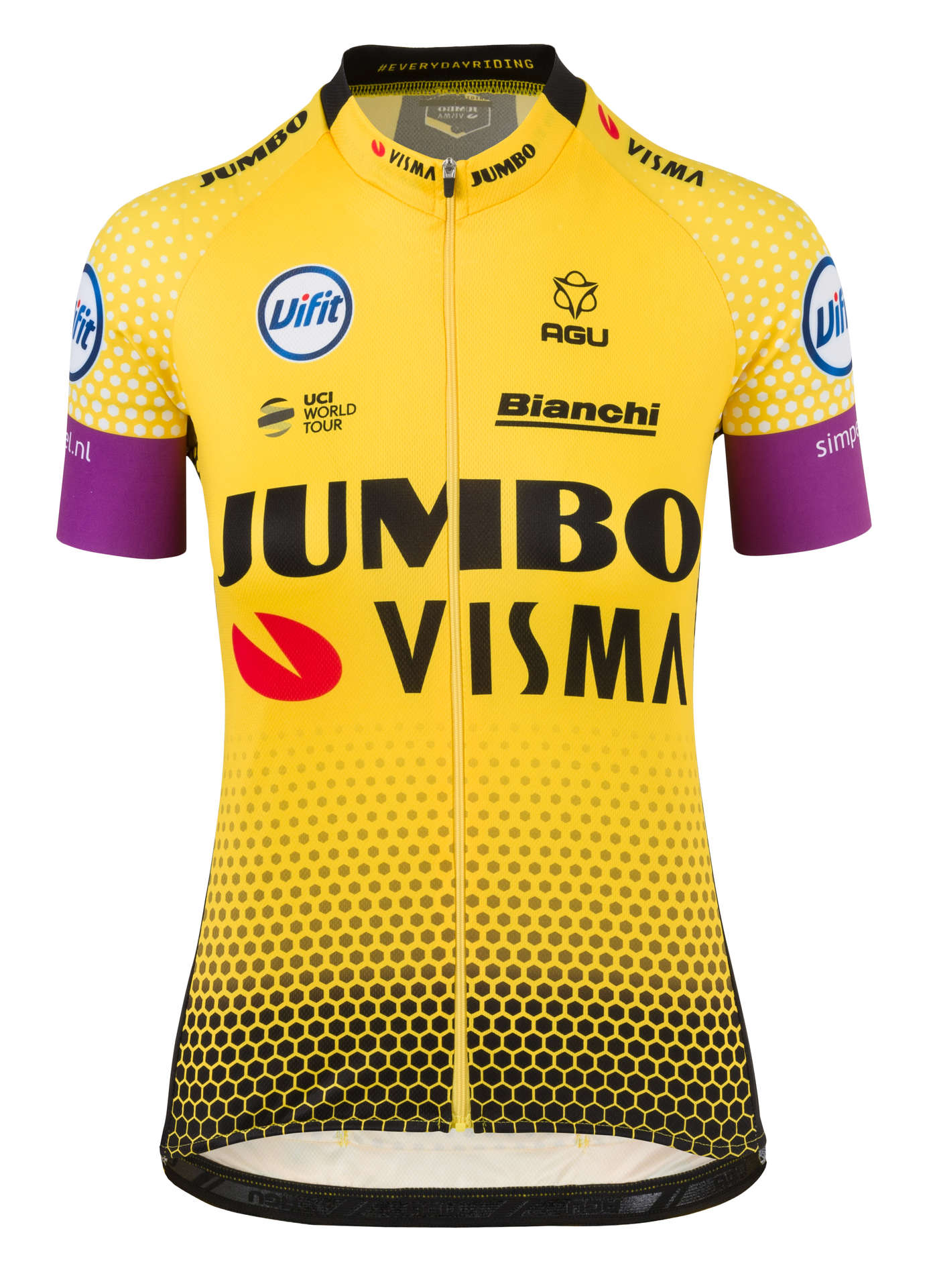AGU MARIANNE VOS COLLAB FIETSSHIRT TEAM JUMBO-VISMA DAMES - Ricks Fietskleding