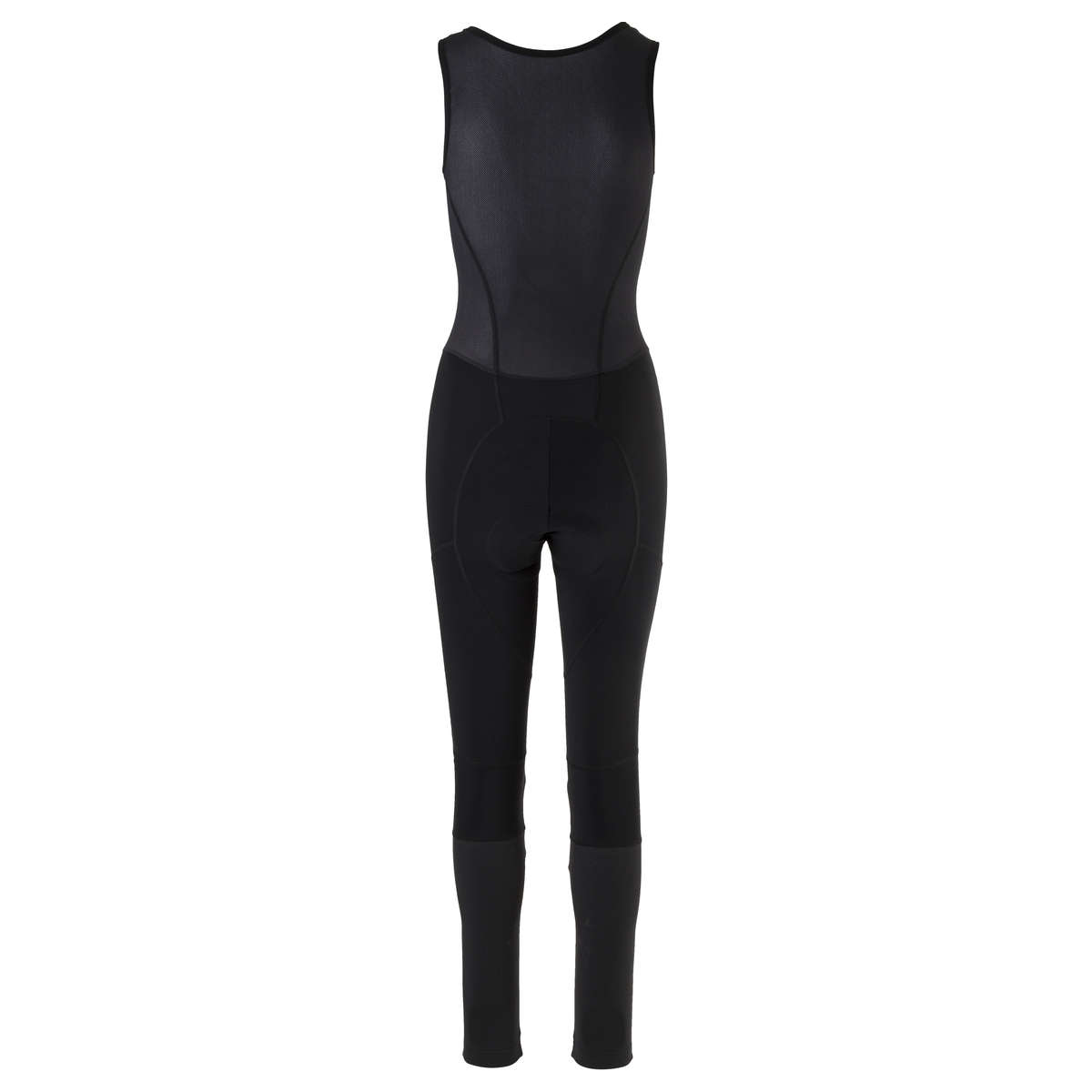 AGU Essential HiVis Fietsbroek Lang Met Zeem Zwart Dames koop je