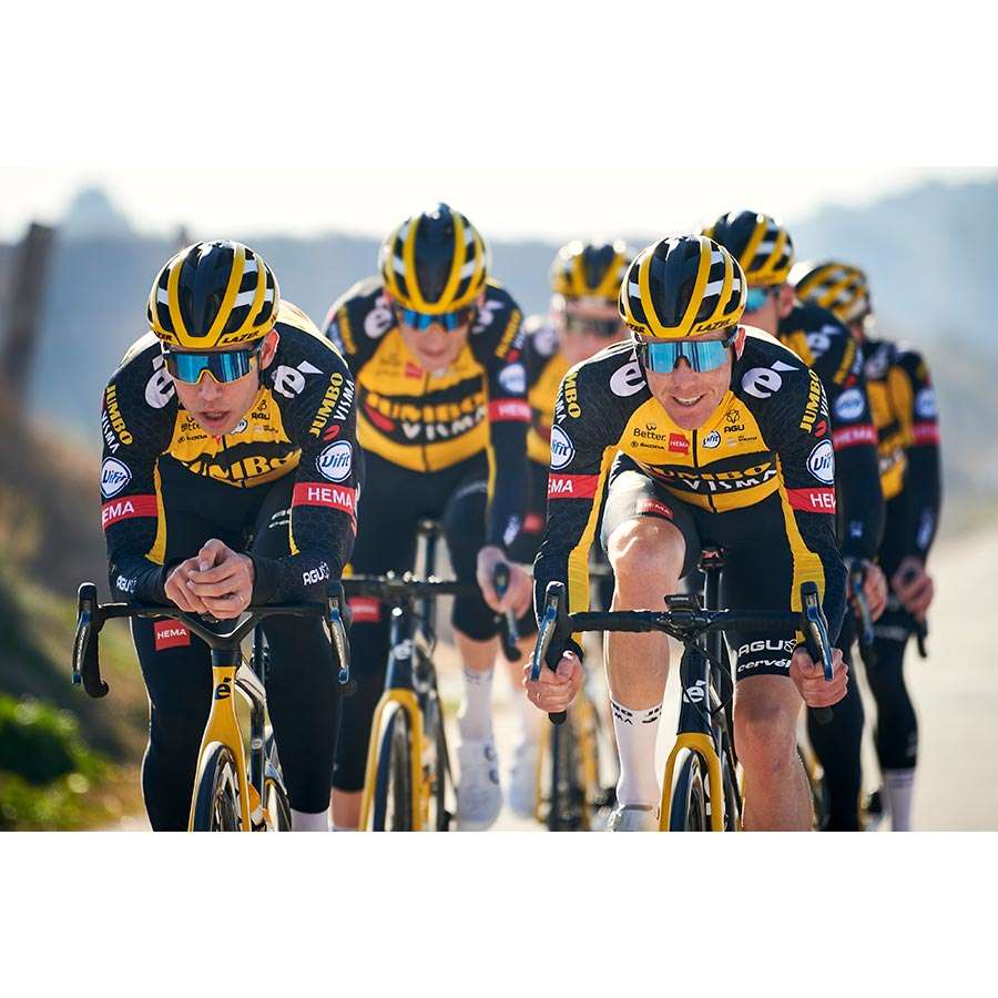 AGU Jumbo Visma Replica 2021 Fietsbroek Kort Zwart Heren koop je bij Futurumshop