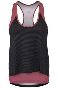 AGU Layered Essential Fietsshirt Zonder Mouwen Zwart/Roze Dames